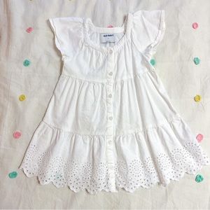 Old Navy White Eyelet Lace Dress